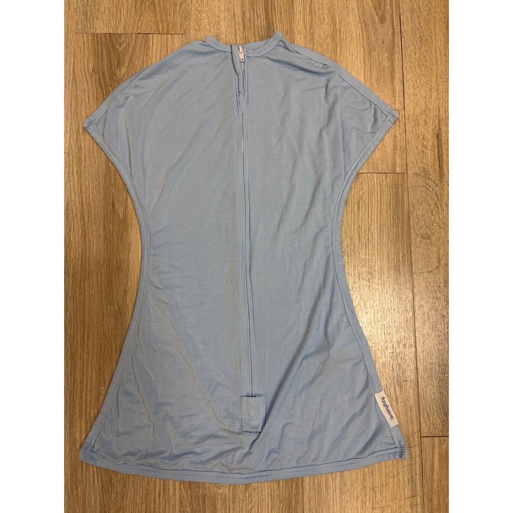 Sleeping Baby EverSoft Bamboo Zipadee-Zip Swaddle Transition Blue XS 3-6 Months